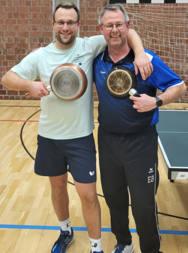 Bratpfannenturnier Finalpaarung Ecki und Kai